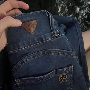 Red bottoms jeans from hollister , used